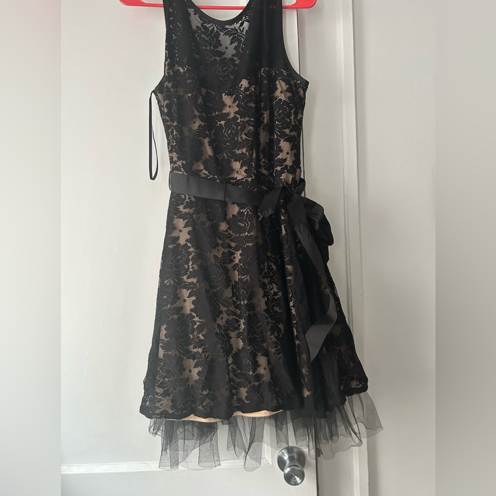 Black cocktail dress